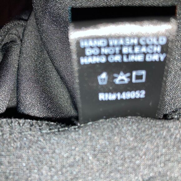 Fashion Nova Flare Leg Jumpsuit Size XL Black Pearl Straps Cocktail Party - Picture 8 of 8